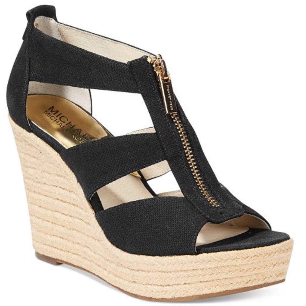 NWOT Michael Kors Damita Platform Wedge Sandals